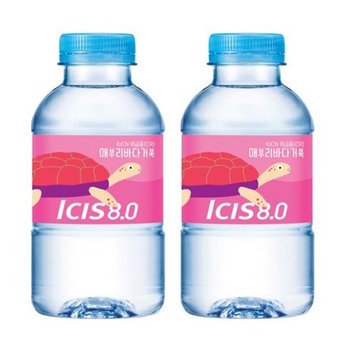 롯데칠성음료 아이시스 8.0 200ml x 20페트 미니 생수, 20개