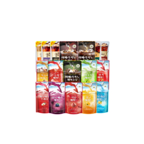 칸타타 편의점 파우치 커피 에이드 음료 230g 10팩, BG아메리카노스위트230mlx10, 10개, 230ml