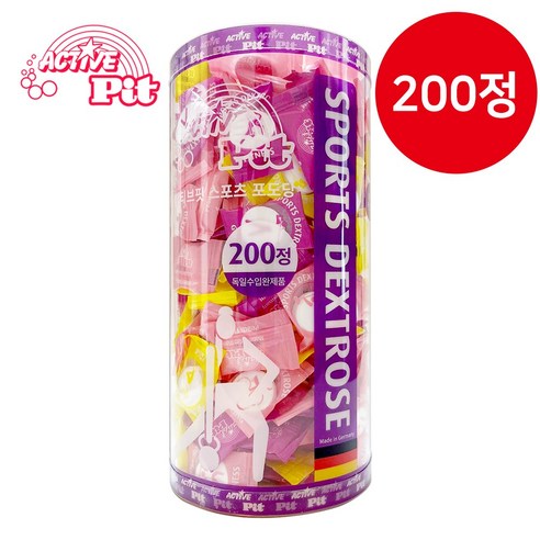 액티브핏 스포츠 포도당 캔디: 활기찬 운동의 필수품