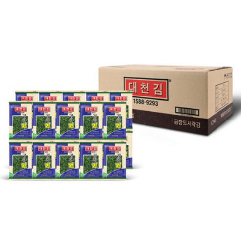 대천김 곱창도시락김, C740호 곱창도시락김 40봉, 5g, 40개