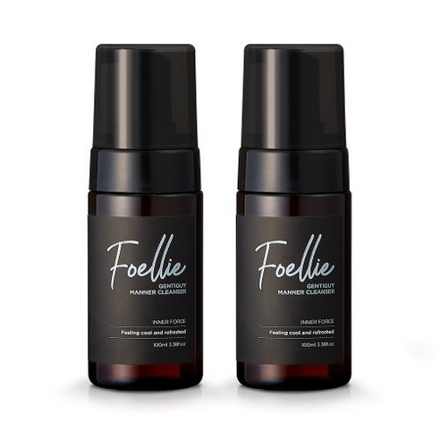 포엘리에 젠티가이 매너클렌저 남성청결제, 2개, 100ml