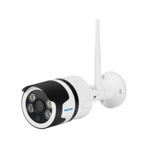 HD1080P 무선 Wifi IP 카메라 야외 방수 총알 카메라 EU 플러그, 설명, 화이트, 플라스틱