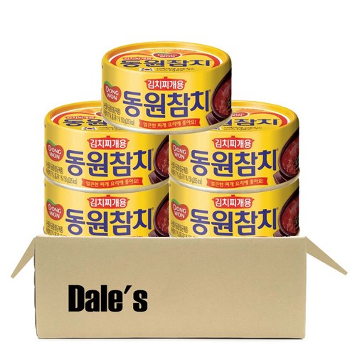 데일즈기획 동원 김치찌개용 참치, 150g, 5개