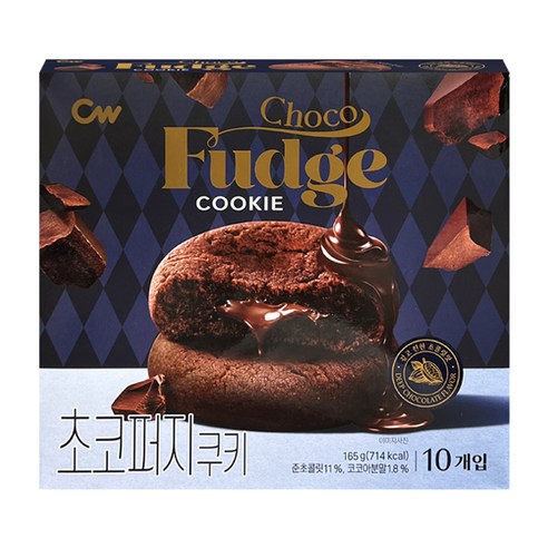 청우식품 초코퍼지쿠키