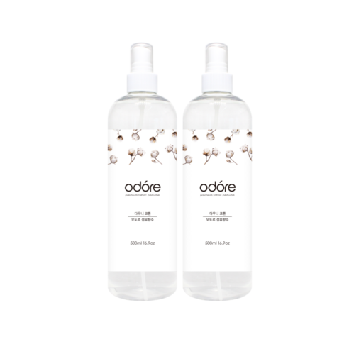 오도르 섬유향수, 다우니코튼, 2개, 500ml