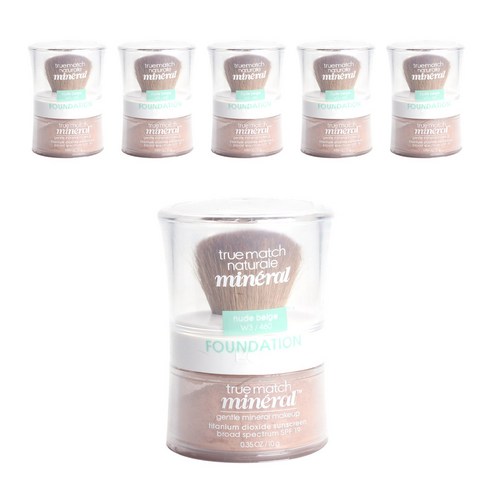 로레알파리 트루 매치 미네랄 젠틀 메이크업 파운데이션, Nude Beige, 6개