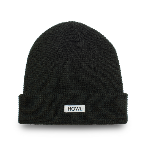 하울 서플라이 와플 비니 블랙 HOWL SUPPLY WAFFLE BEANIE BLACK 23/24 (스키 스노우보드 비니) - 모자 | 쿠팡