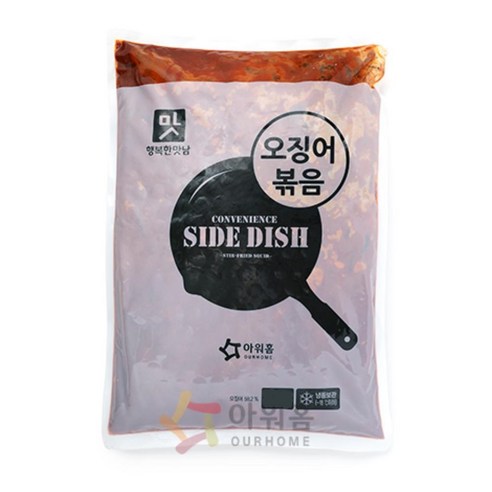 [다만세푸드] 아워홈 오징어볶음 1kg, 1개