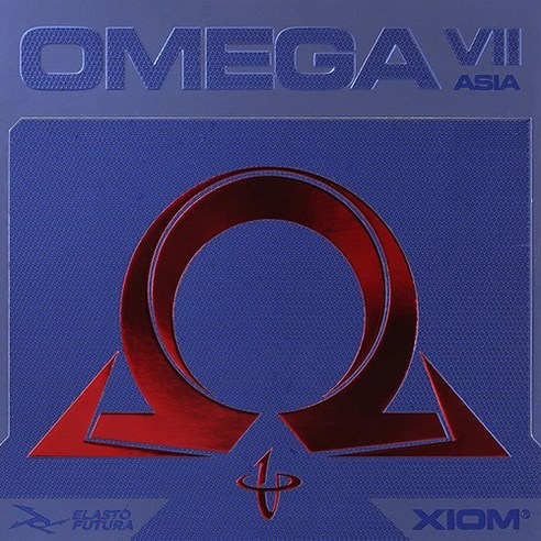 엑시옴 오메가7 아시아 탁구러버, 흑색(블랙), 1개