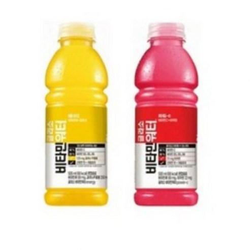 글라소비 에너지6+파워C6 비타민 워터 500ml 12페트, 12개 글라소비타민워터