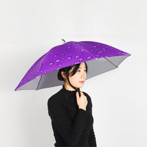 메이스타 낚시 우산 모자 1단 2단 모자우산 77cm