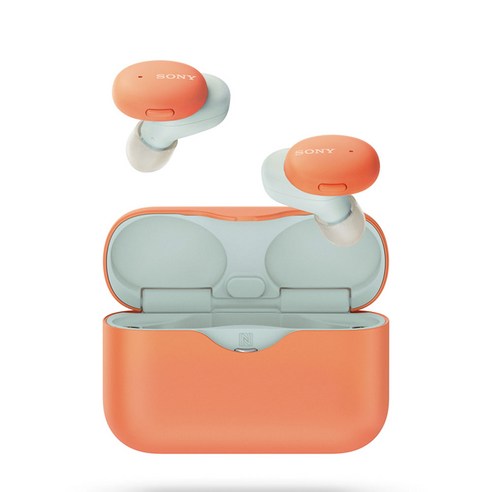 소니 트루 와이어리스 스테레오 블루투스이어폰, Orange, WF-H800
