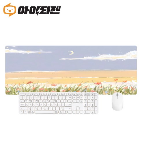 비티즈 키보드 마우스 장패드 일러스트 장패드 80x30, MSN-4INS02, 1개, MSN-4INS02