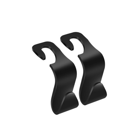 자동차 후크, "2 팩" 블랙 높은 강인함