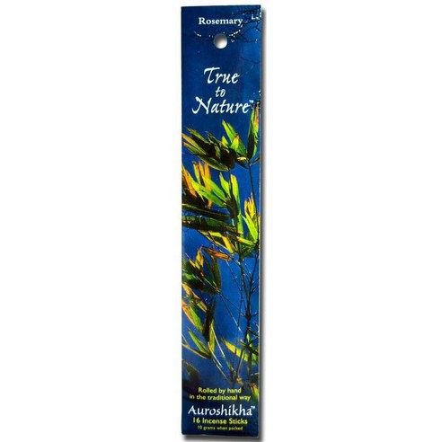 Auroshikha 트루 투 네이쳐 인센스 10g 16개입, Rosemary