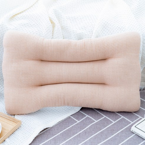 마이핏베개  마롤로뜨 낮은 경추베개 3중거즈 빨아쓰는 어린이겸용 성인여성베개, 베이지