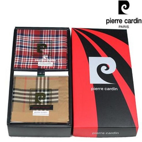 피에르가르뎅(pierre cardin) 신사 자수 손수건 10매 set