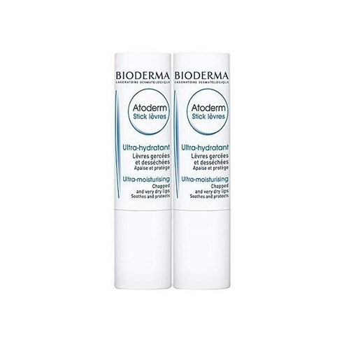 Bioderma 바이오더마 건조 립 케어 보습 영양 수딩 컨디셔너 애터덤 립 스틱 4g 4ml, 1개