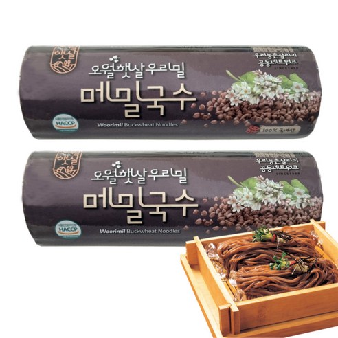 국내산 메밀로 만든 메밀국수 1kg 2개, 1000g 청수메밀이좋아