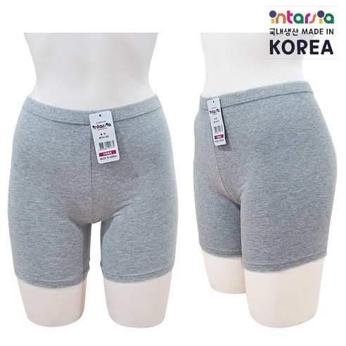 다올녀 인따르이사 국내산 면 스판 3부 속바지