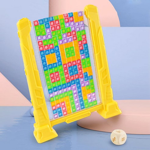올샵 두뇌 트레이닝 3D 테트리스 퍼즐, 옐로우