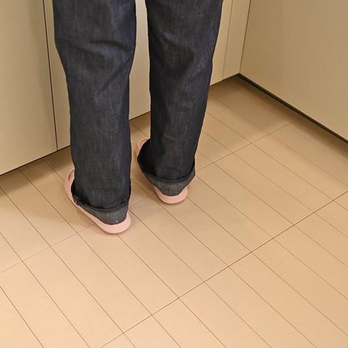 연필트리 일자형 조립식 바닥재 베란다 마루바닥, 4개, 소프트 베이지