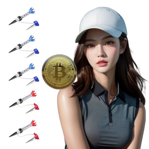 루버킨 무저항 자석 골프티, 5개