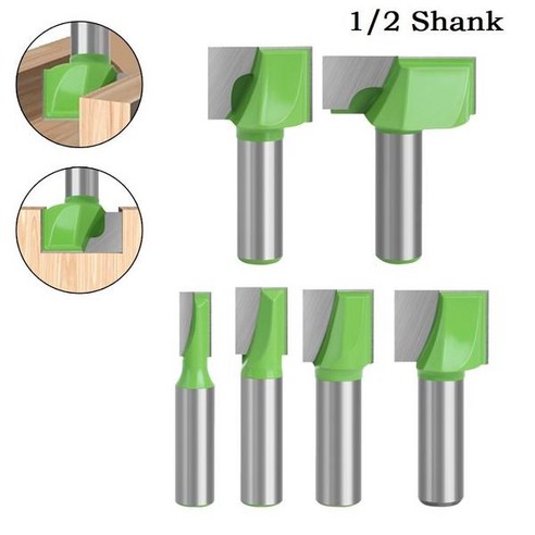 목재용 CNC 배관뚫는기계 밀링 커터 엔드밀 목공 도구 섕크 청소 하단 라우터 비트, 12mm 목공cnc Best Top5