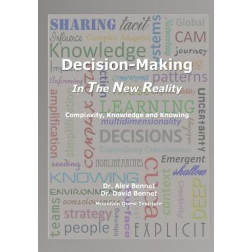 (영문도서) Decision-Making in The New Reality: Complexity Knowledge and Knowing Paperback, Mqipress, English, 9781949829259