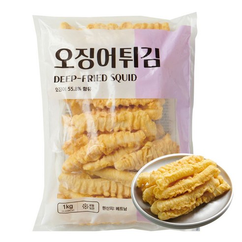 농우 오징어튀김 (냉동) 1KG, 1개