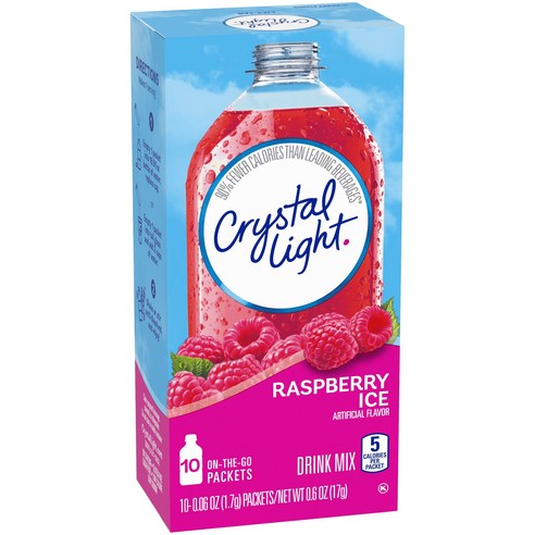 크리스탈라이트 드링크 믹스 라즈베리, 1.7g, 10개입, 1개