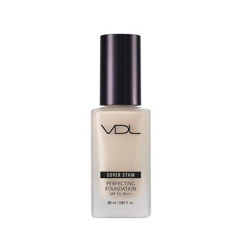 VDL 커버스테인 퍼펙팅 파운데이션 30ml (SPF35 PA++), A01(미디엄톤 17호)