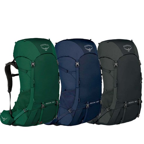 오스프리 룩 남성용 등산 배낭 백팩 가방 50L OP91MBP024, BLACK