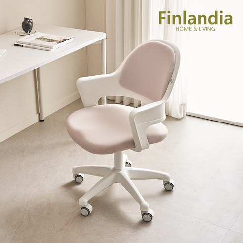 핀란디아 위즈 화이트 책상의자: 편안함과 스타일을 결합한 인체공학적 책상의자
