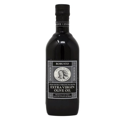 Cucina & Amore 엑스트라 버진 올리브유 로부스토, 1개, 500ml