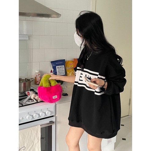 랑랑랜드 페이크퍼 보들보들 털 크로스 백 7컬러