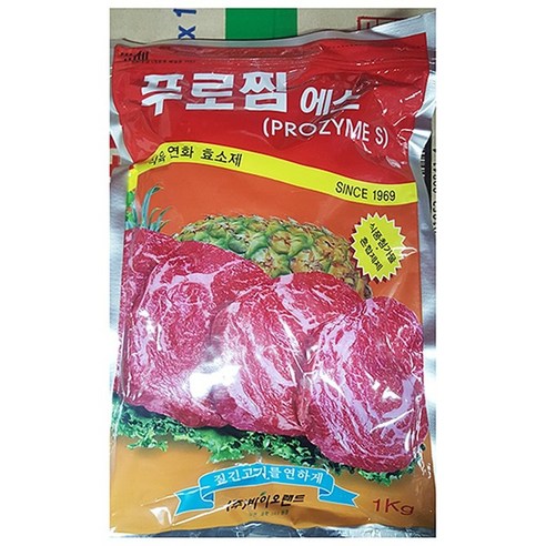 연육제(프로찜 1K) /대용량 /식자재 /식당용, 1kg, 6개