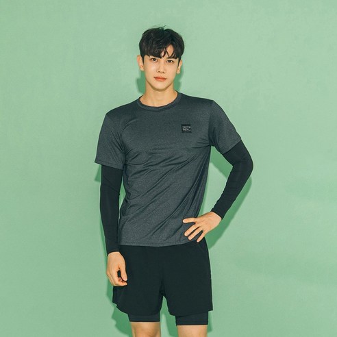 GRSOEZO자 레깅스 일체형 래쉬가드팬츠 수영복 보드숏 비치웨어 반바지 해변 AC900M