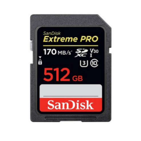 샌디스크 익스트림 프로 SD 카드 SDXC SDSDXXY, 512GB