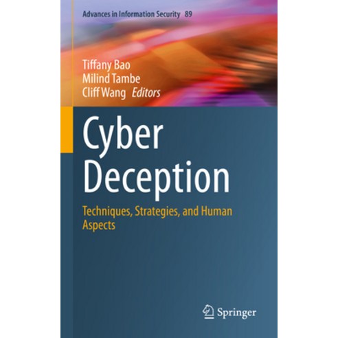 (영문도서) Cyber Deception: Techniques Strategies And Human Aspects ...