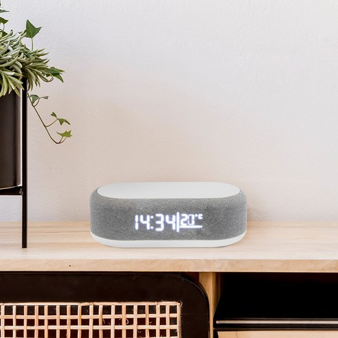 편리함, 스타일, 기능성을 완벽하게 조화시킨 시계 무드등 무선 충전기 3in1