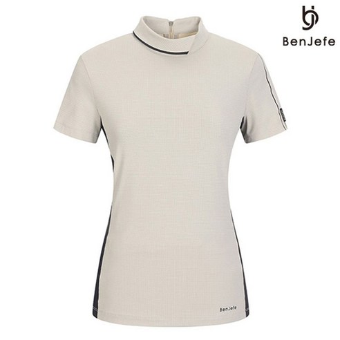 벤제프 여성 반목 사이바 배색 티셔츠: 스타일과 편안함을 겸비한 데일리 아이템 벤제프여성골프웨어