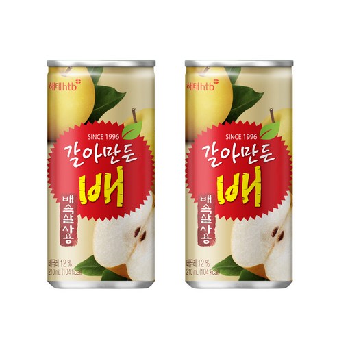 신선한 맛의 결정체, 갈아만든 배 210ml 캔 갈아만든배