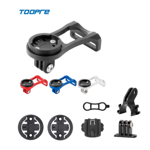 TOOPRE 브라이튼 가민 스템 마운트 올인원 고프로 라이트 거치대, 1개, 블루