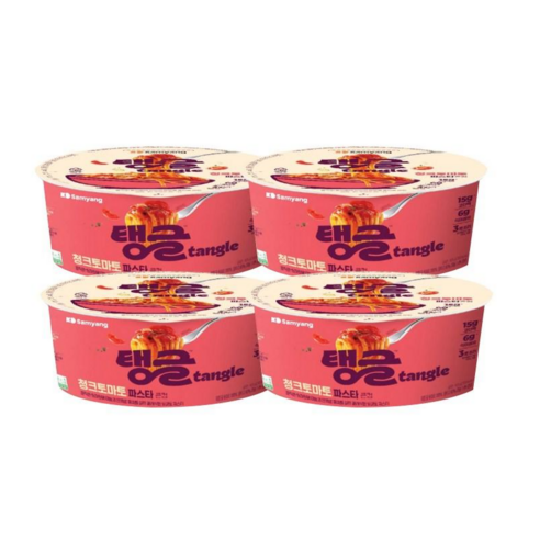 삼양 탱글 청크토마토파스타 큰 컵라면 105g