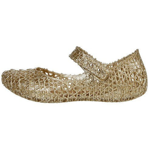 미니 melissa 여아용 캄파나 파펠 BB 유아/어린이 골드., 9 유아