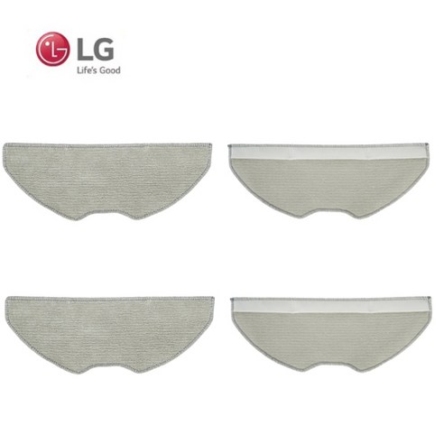 LG 정품 로봇청소기 코드제로 R5 물걸레 R-585WK R-585HK1 R585HKA, 4개