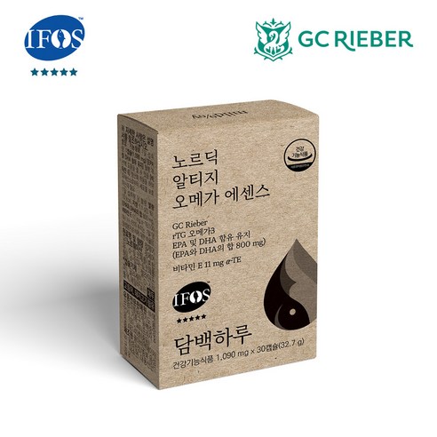 [담백하루]담백하루 노르딕 알티지 오메가 에센스 1087mg x 30캡슐 tr, 30정, 1개