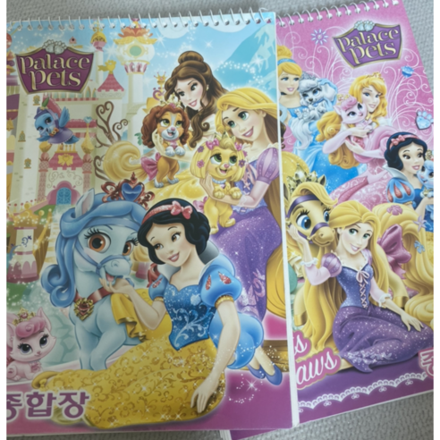 디즈니 프린세스 PALACE PETS 종합장 1000, 1 SIZE (랜덤발송), 10개 
캐릭터 문구