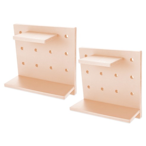 니가조화 구멍 플레이트 수납 22 x 22 cm 베이지 2P, 1세트, 베이지X2개